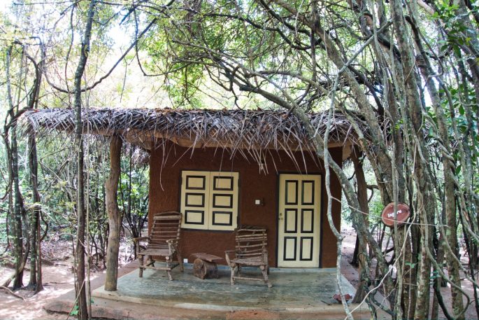 Village hut at Mahagedara Retreat