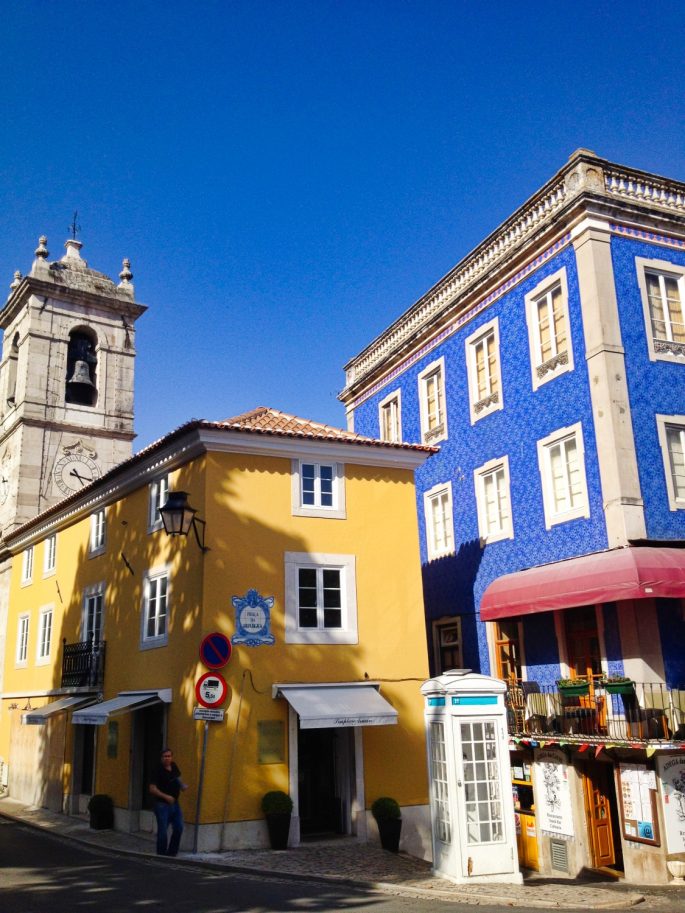 Sintra buildings in the sunshine