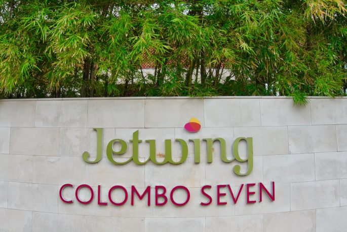 Jetwing Colombo Seven sign