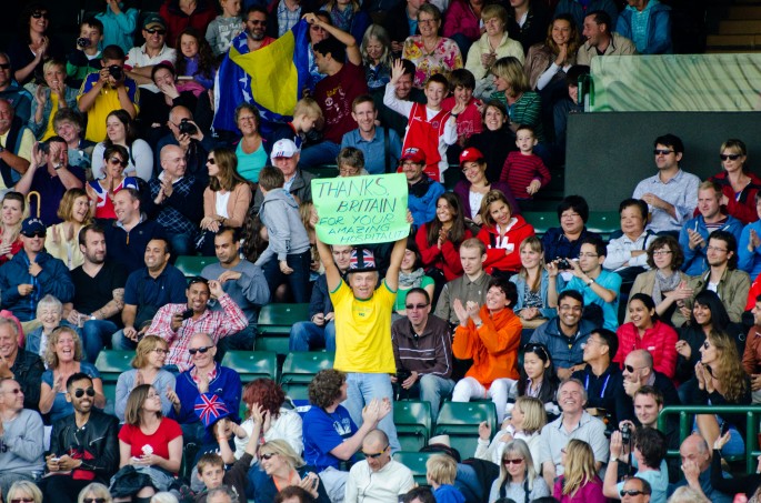 Wimbledon crowd at London 2012