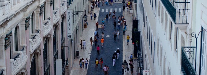 Lisbon's shopping district