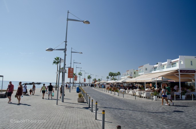 The promenade at Paphos