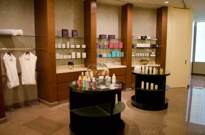 Aromatherapy Associates products at the Fairmont Spa