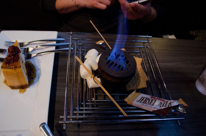 Make your own S'mores at Joe Beeverz