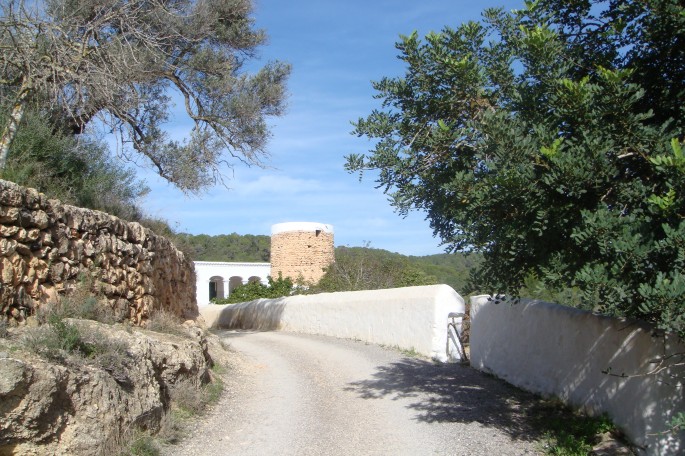 Rural roads in Northern Ibiza