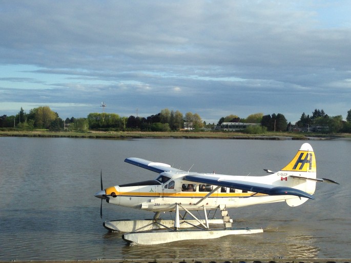 Harbour Air planes landing on the Fraser River. Kudos to friend and blogger Erica Hrgreave for introducing me to this gem.