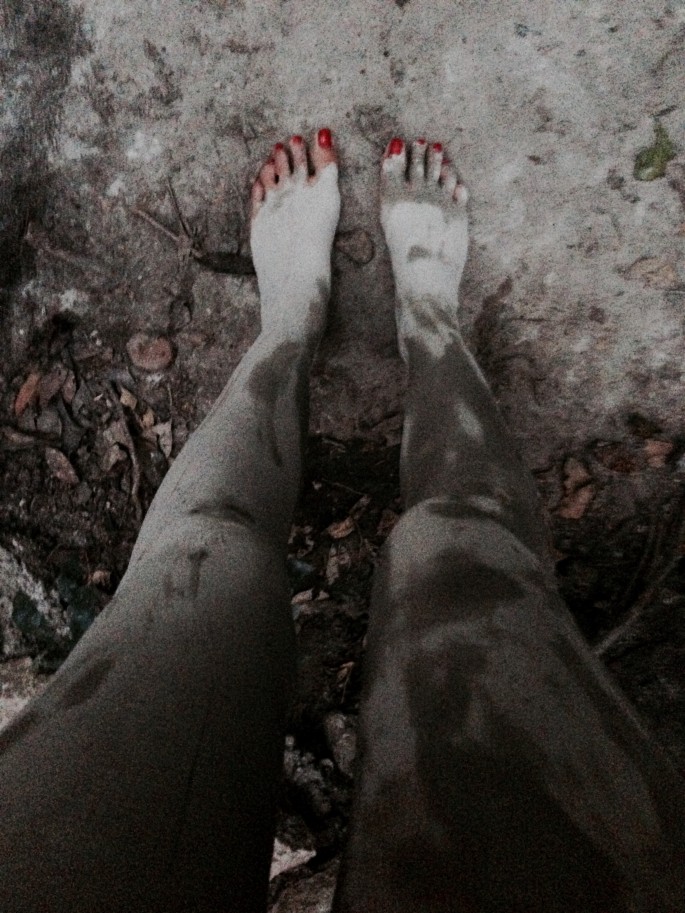 The only PG photo from the DIY natural mud bath