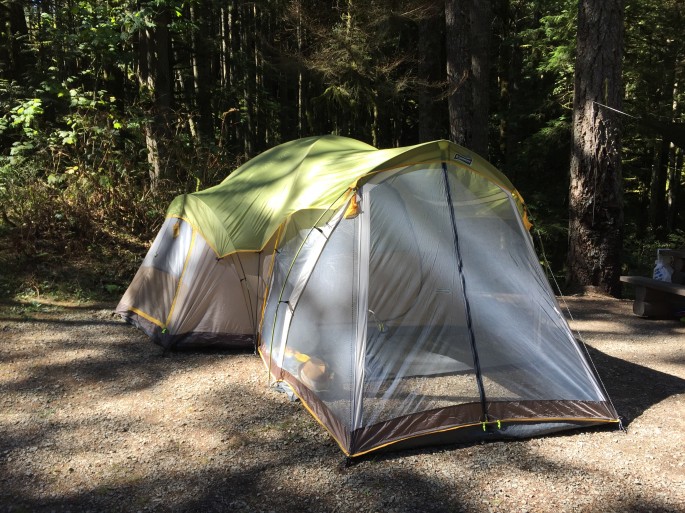 Camping at Weaver Lake BC