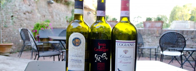Wines in Tuscany