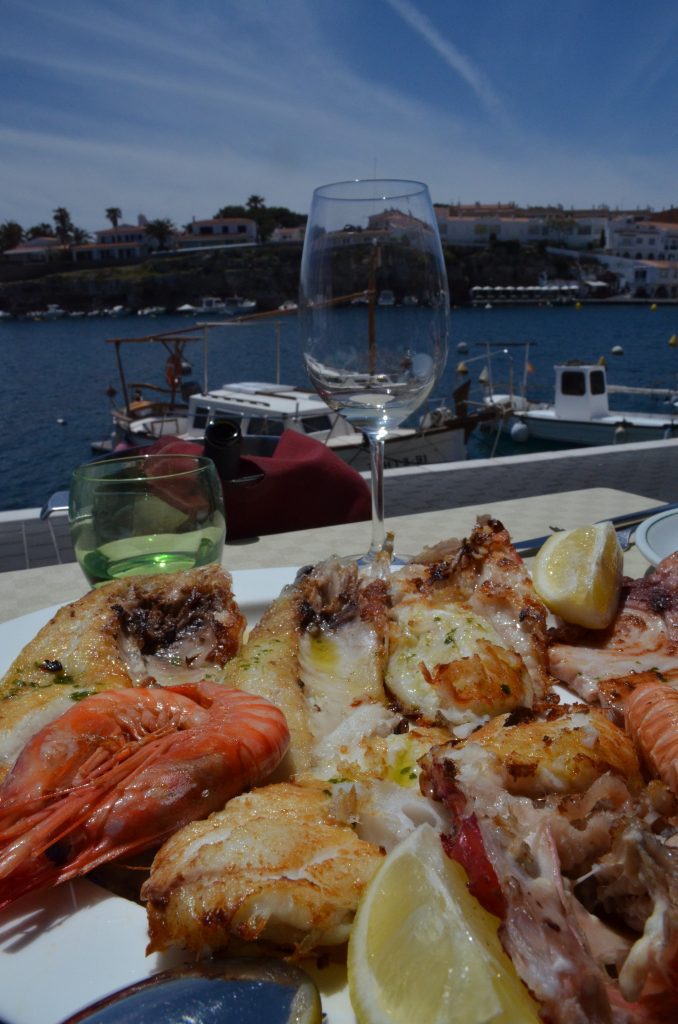 Seafood in Menorca