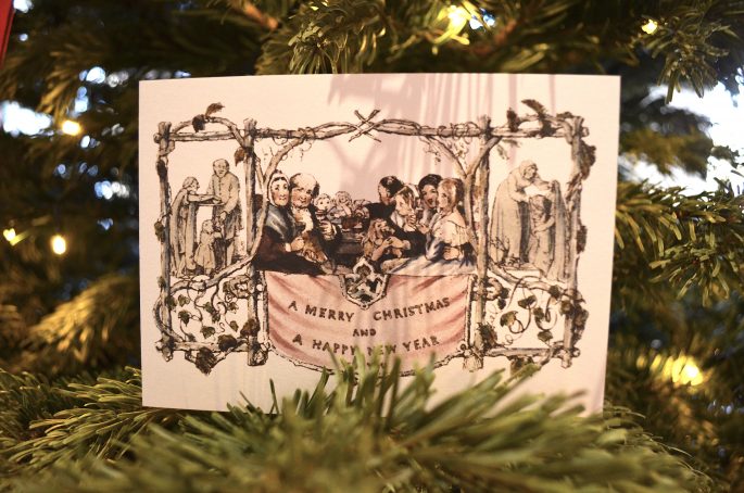 The first Christmas card