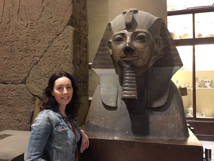 Tourism to Egyptian Museum Cairo March 2017