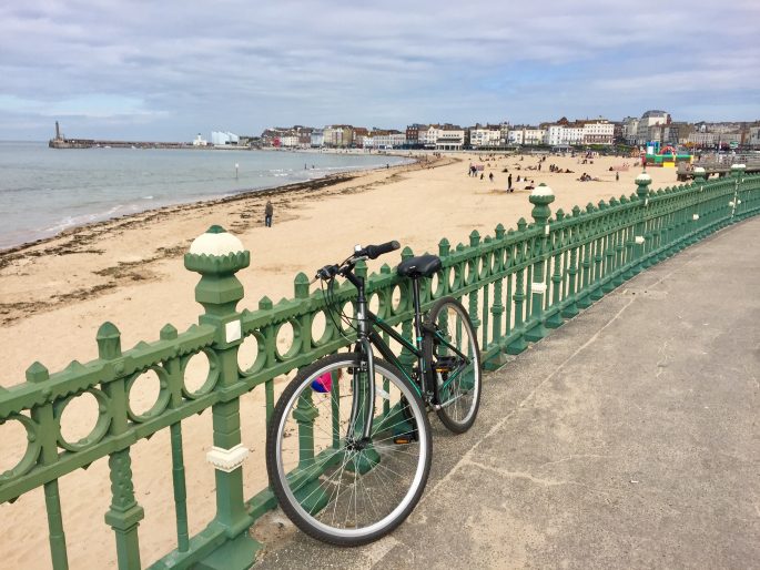 Cycling in Margate was lovely