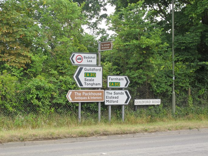 the road to Farnham