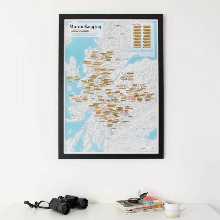 Discover Munro Bagging & Win a Scotland Scratch Print