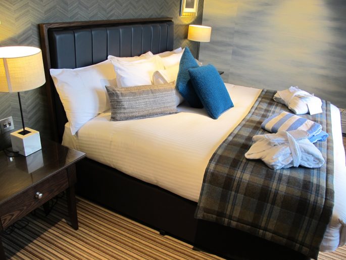 Bedroom at The Lodge on Loch Lomond Hotel