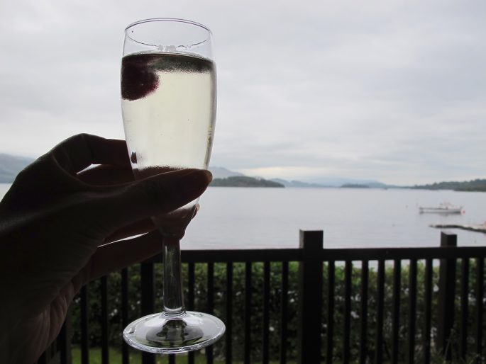 cheers to Loch Lomond