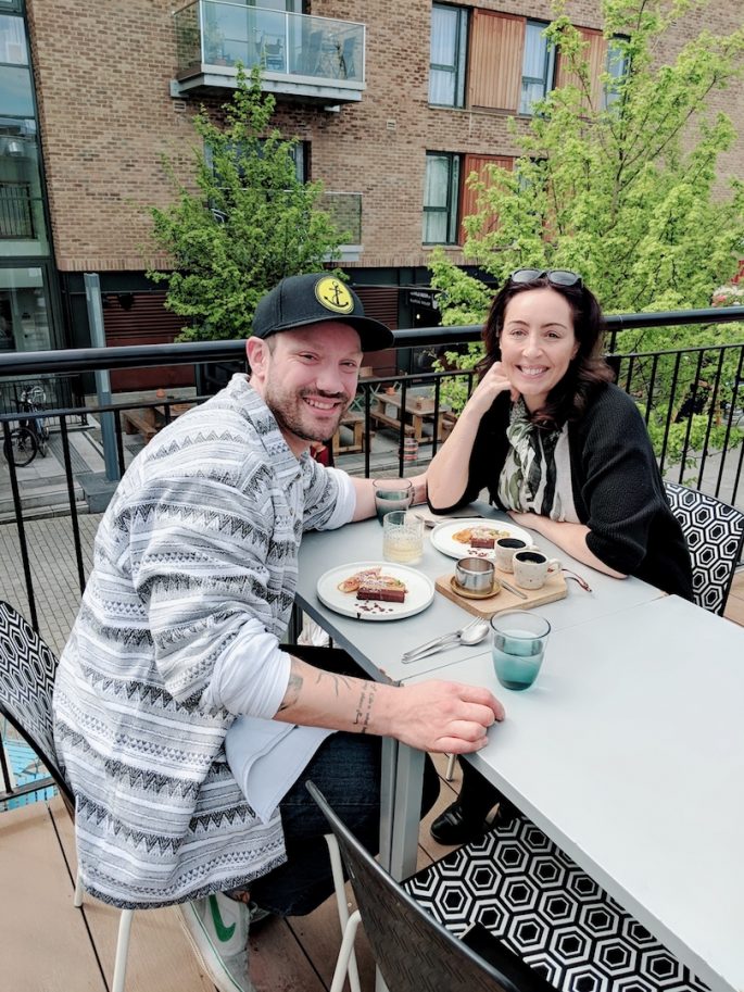 Lunch alfresco at Box-E