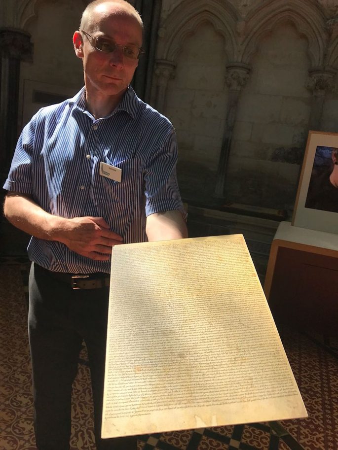 The Magna Carta Salisbury