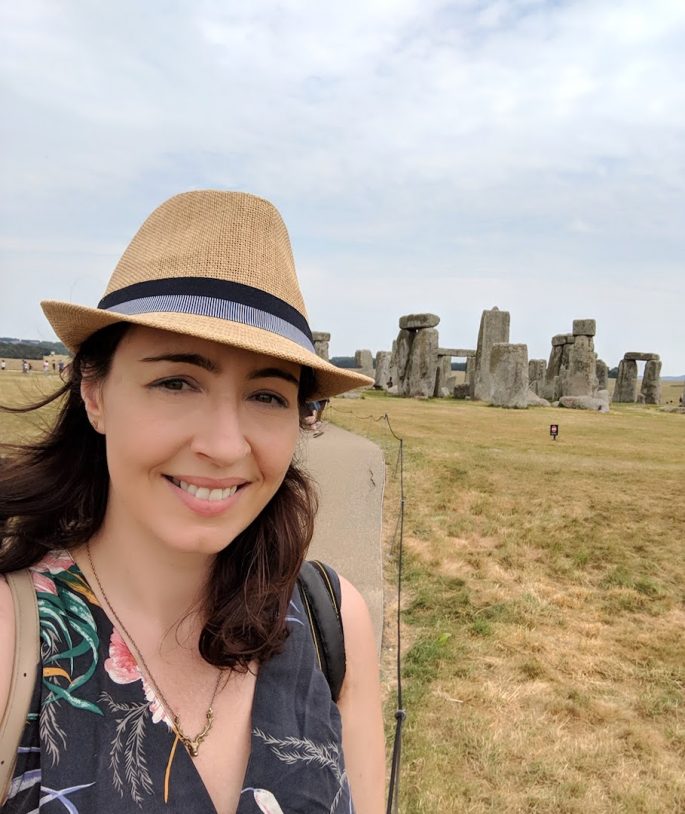 Jaillan Yehia at Stonehenge