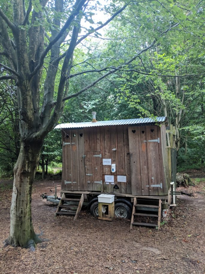 compost toilets at sussex camping