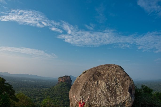toppen av Pidurangala