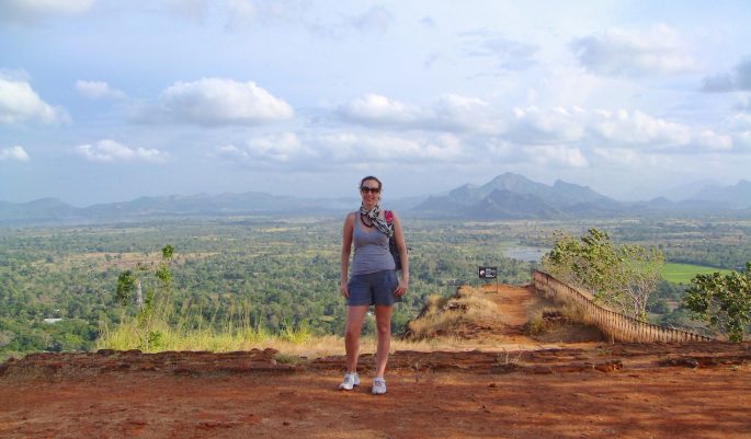 Kilátás Sigiriya – ból