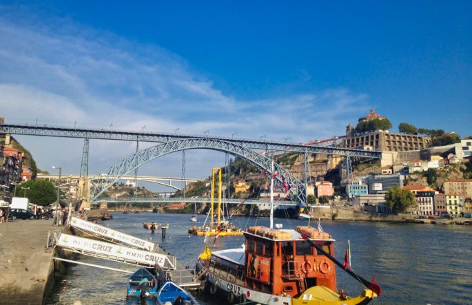 The riverside in Porto, Potugal