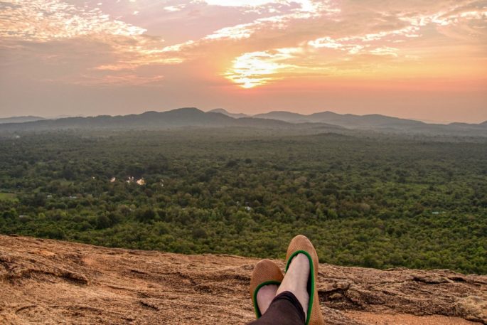 shoes at Pidurangala