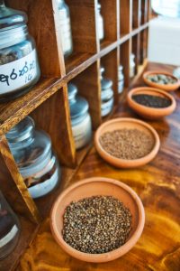 Barberyn Sands Ayurveda herbs in bowls