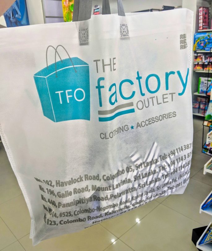 Factory Outlet Colombo shopping bag