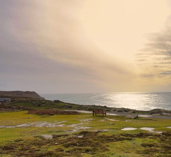 Watching the storms roll in on a short break in Cornwall