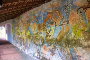 Lunuganga Geoffrey Bawa Estate murals