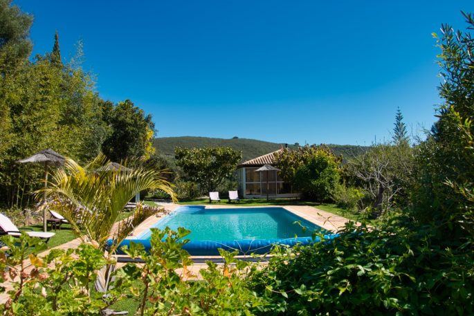 pool at Moinhos Velhos Juice retreat