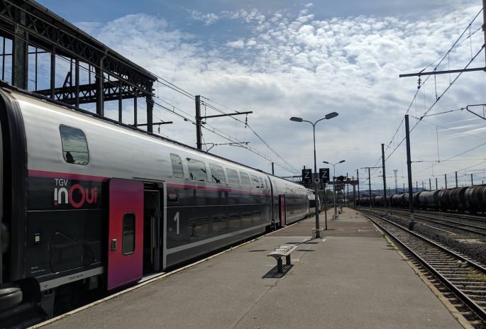 Train at Carcassonne