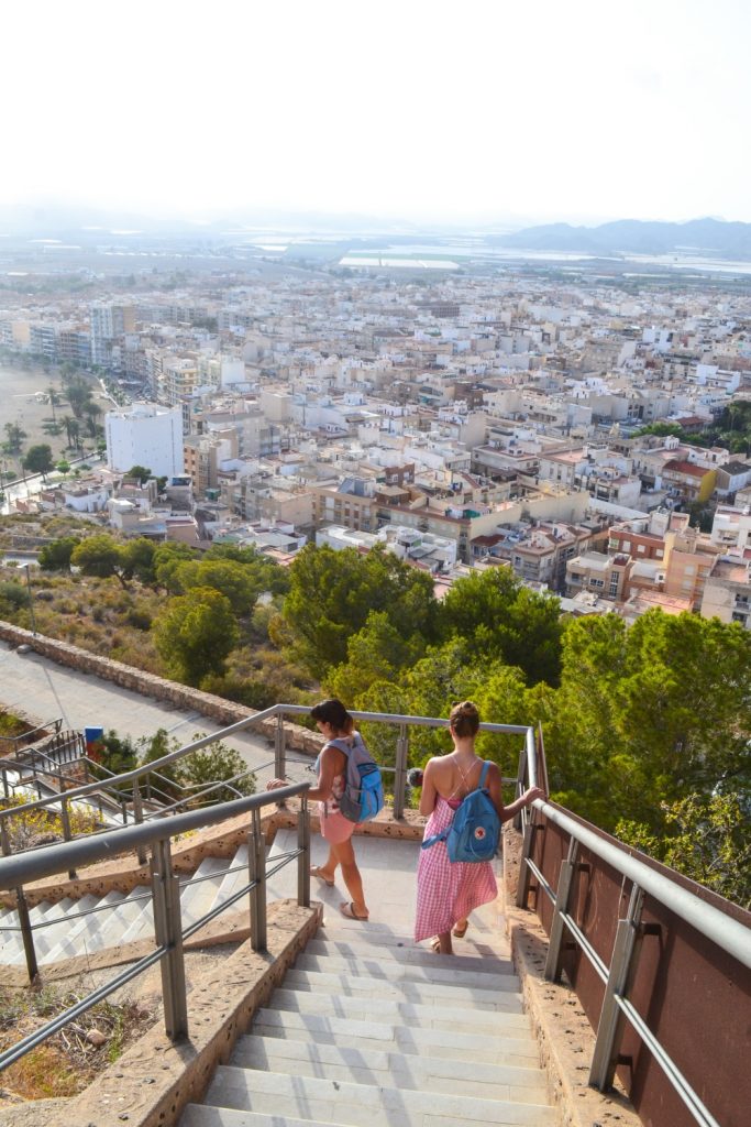 Aguilas castle steps