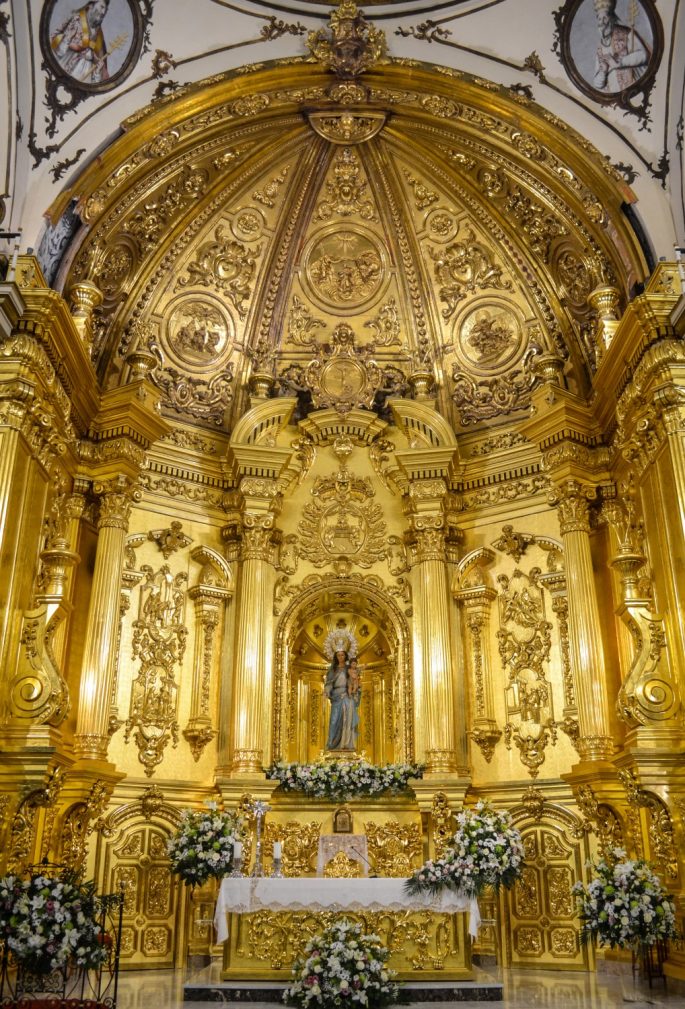 Golden Altar at The White Museum in Lorca