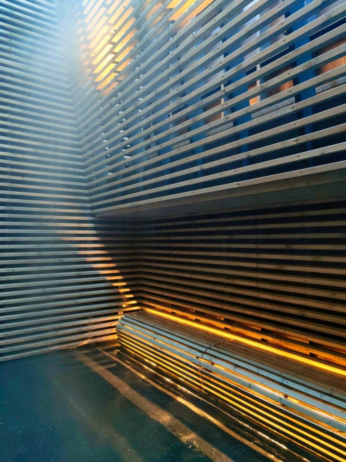 Sky Lagoon rain room