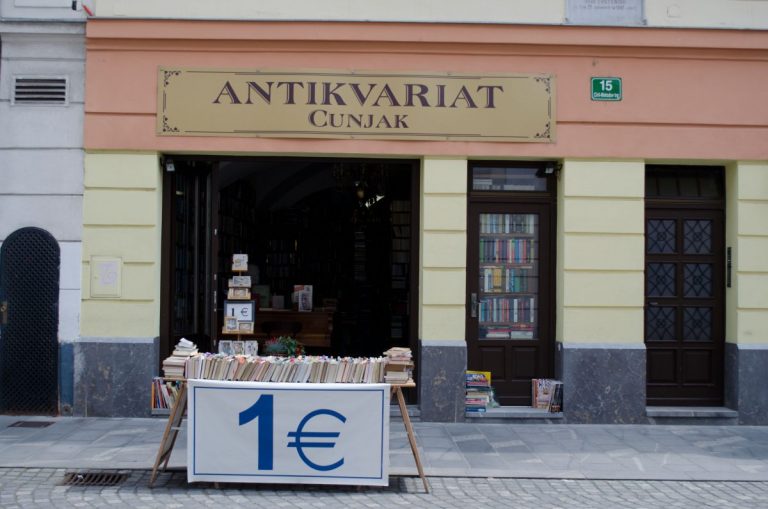 A Ljubljana bookshop