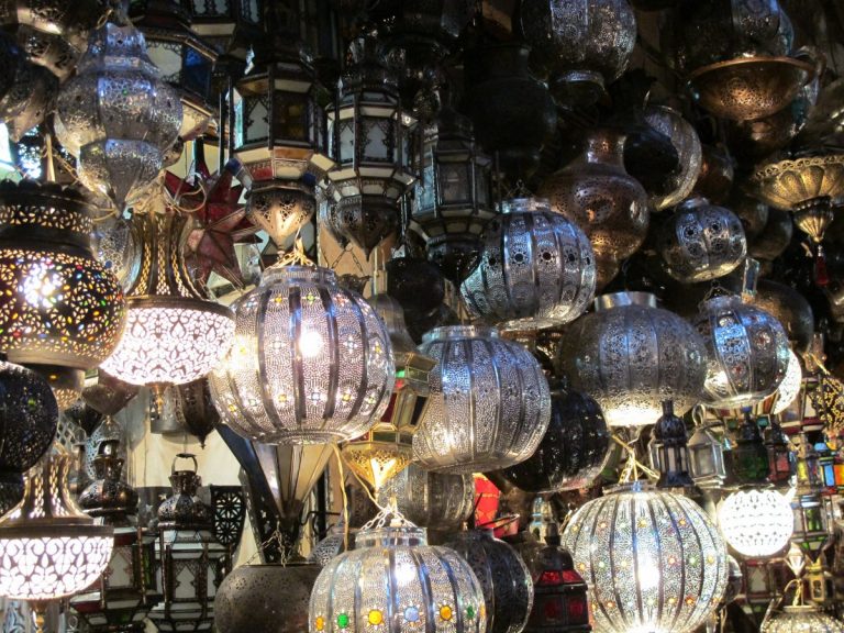 Twinkling Lamps in the bazaar