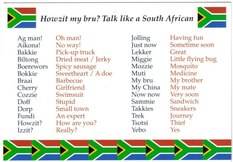 6 South African Sayings That I Just Can't Seem to Shake! - Savoir There -  Get to know the stylish side of travel
